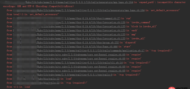 ruby-on-rails - 對ruby感興趣，打算學習一下，結果剛開始就遇到了問題。。。