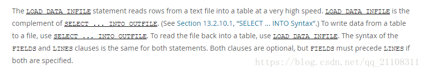 MySQL 億級數據導入導出及遷移筆記