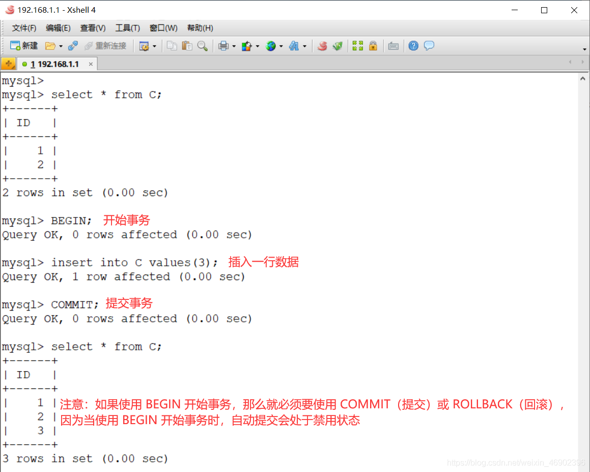 圖文詳解MySQL中的主鍵與事務