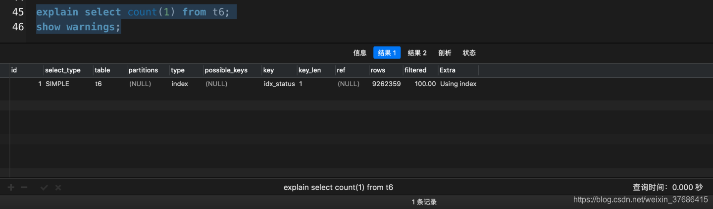 聊聊MySQL的COUNT(*)的性能