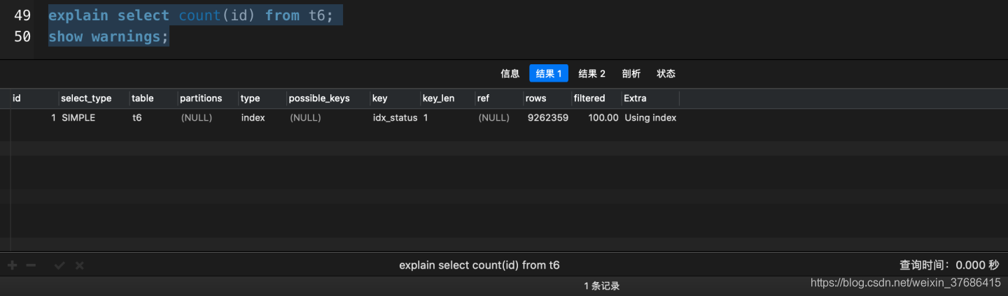 聊聊MySQL的COUNT(*)的性能