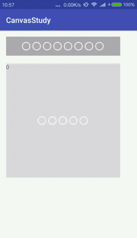 android - 自定義有滑動事件的ViewGrounp時如何固定其中某個圖形的位置？