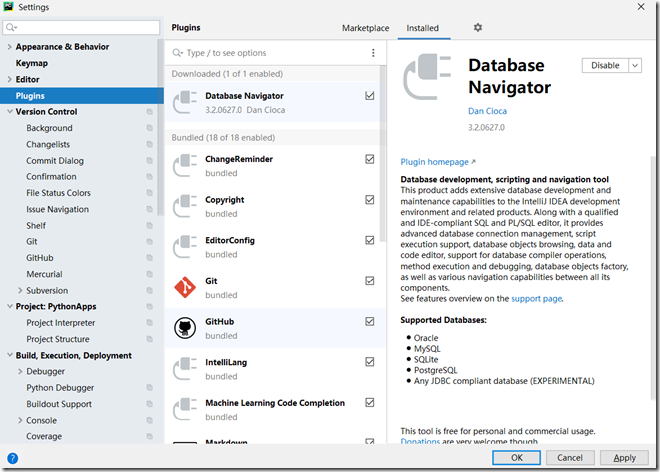 PyCharm MySQL可視化Database配置過程圖解