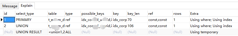 MySQL避免索引列使用 OR 條件