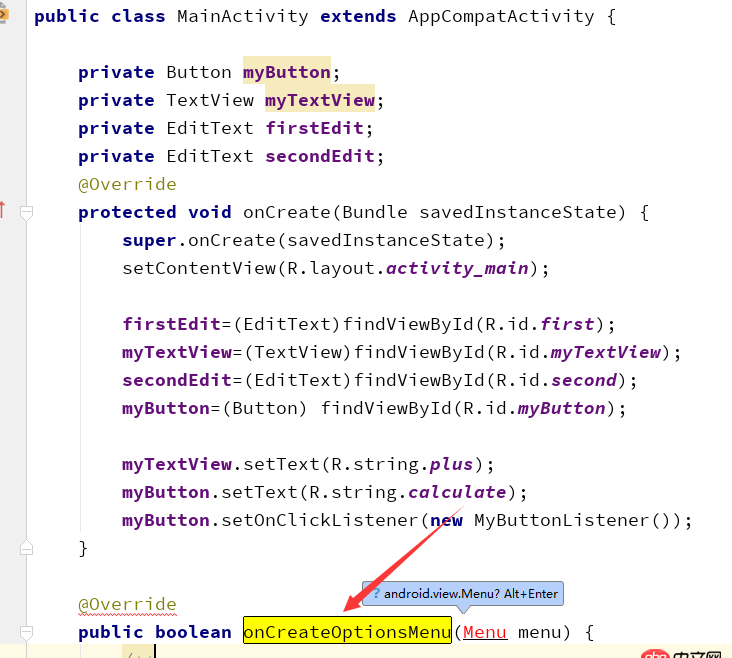 android - 安卓重寫方法找不到