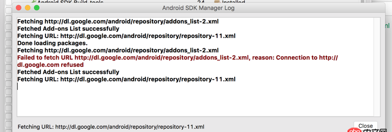 android-studio - 無法使用sdkmanager更新android sdk