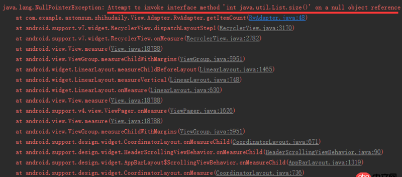 android - 解析知乎日報API后RecyclerView無法加載出來數據
