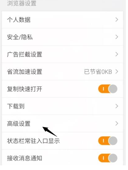 手機獵豹瀏覽器快速調節獵豹瀏覽器字體圖文教程