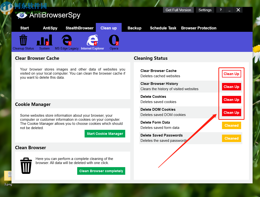 antibrowserspy清理垃圾文件的方法步驟