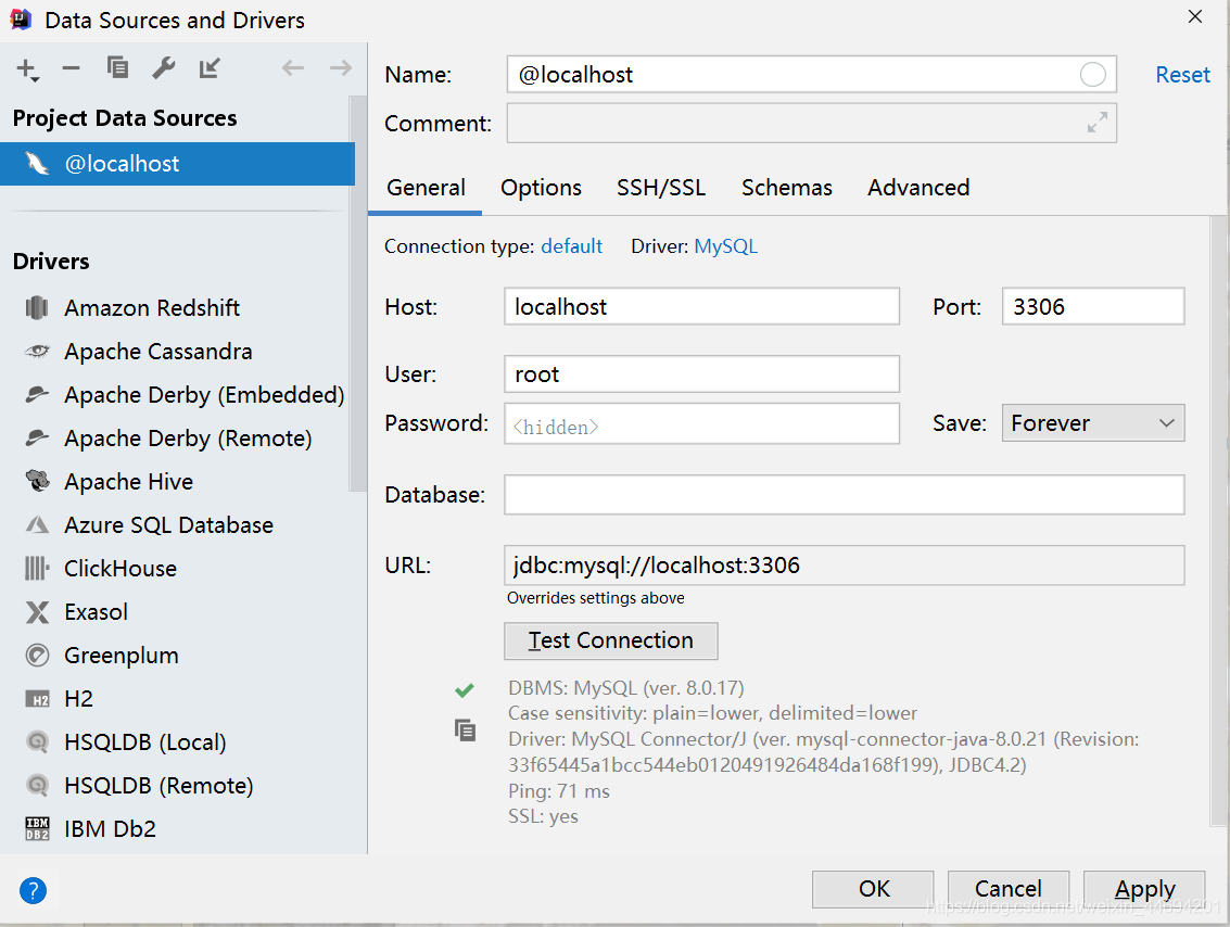 IDEA連接MySQL提示serverTimezone的問題及解決方法