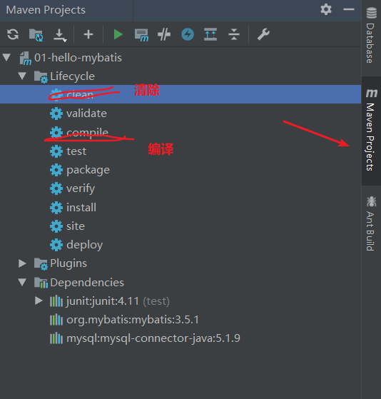 搭建MyBatis開發環境及基本的CURD介紹