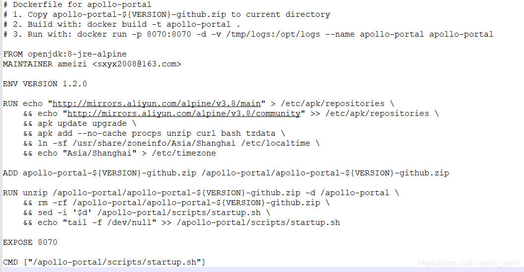 CentOS7使用docker部署Apollo配置中心的實(shí)現(xiàn)