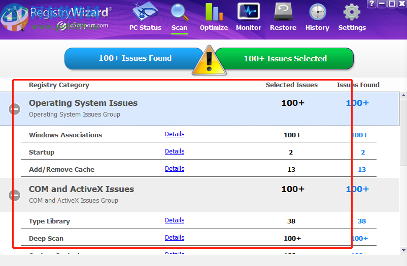 RegistryWizard修復清除系統注冊表的方法