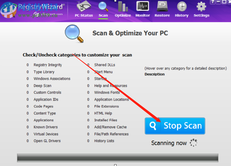 RegistryWizard修復清除系統注冊表的方法