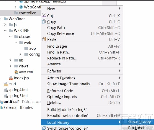IntelliJ IDEA恢復(fù)刪除文件的方法