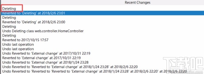 IntelliJ IDEA恢復(fù)刪除文件的方法