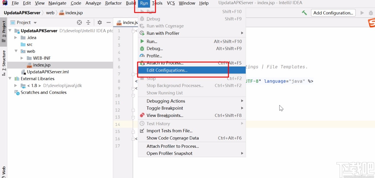 IntelliJ IDEA配置Tomcat服務器的方法