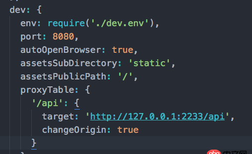 node.js - proxyTable配置無效 504錯誤？