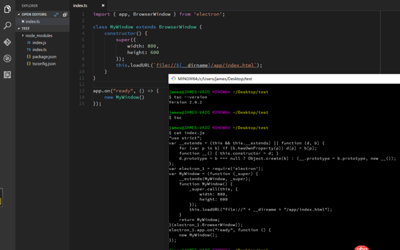 node.js - 使用typescript2和electron時遇到的tsd問題