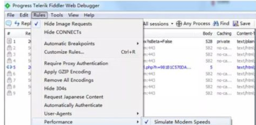fiddler怎么模擬弱網絡測試_fiddler模擬弱網絡測試方法介紹