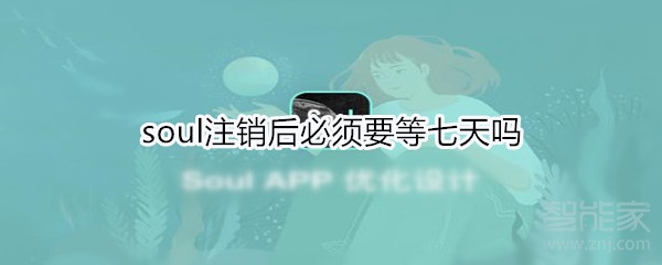 soul注銷后必須要等七天嗎