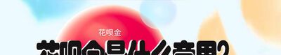 花唄金是什么意思?