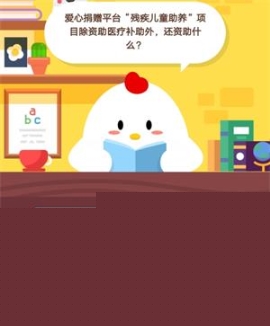 愛心捐贈平臺“殘疾兒童助養”項目除資助醫療補助外，還資助什么?