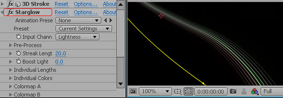 after effects創建流光發光效果具體操作步驟