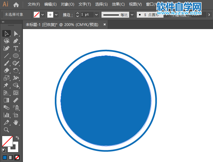 ai怎么畫直徑和向右轉彎的交通指示圖標
