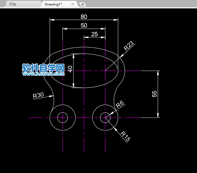CAD2022怎么畫二維實例圖一