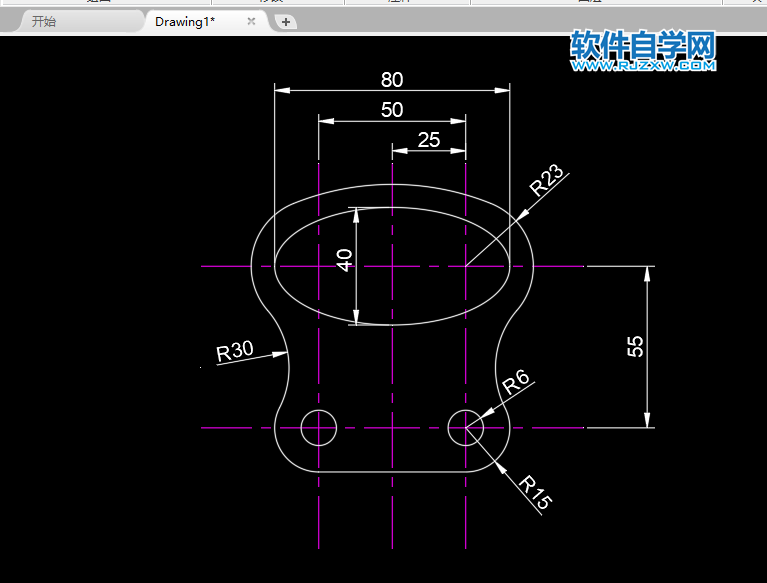 CAD2022怎么畫二維實例圖一