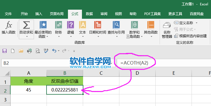 acoth函數(shù)是什么意思