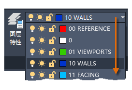 CAD從那里快速訪問圖層設置