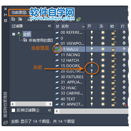 CAD圖層控件是什么意思