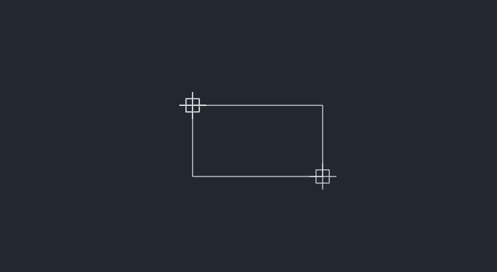 cad如何在指定位置畫矩形