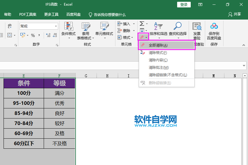 EXCEL2019怎么全部清除表格上面所有對象