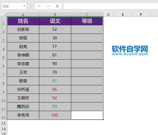 EXCEL2019怎么按字體顏色自動(dòng)排序