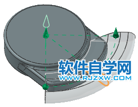 UG怎么旋轉與合并截面