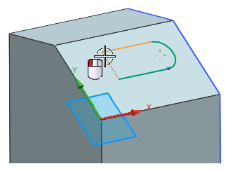 UG10.0基于平的面繪制草圖方法