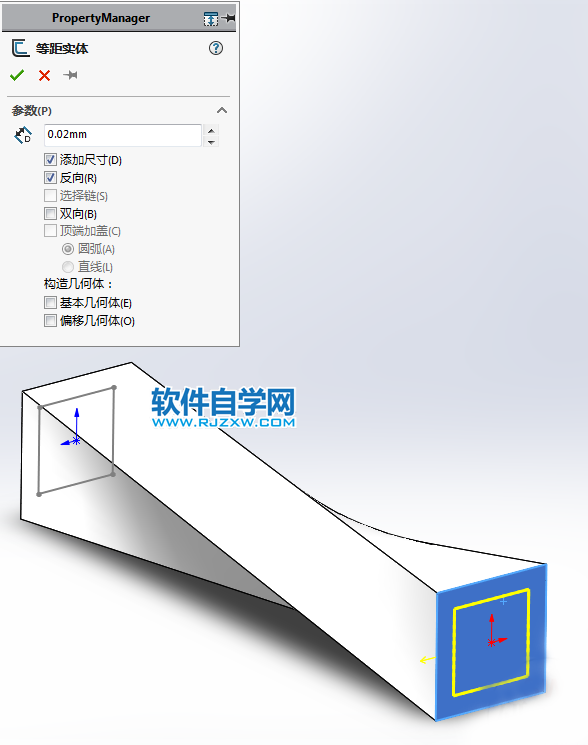 一個(gè)框架用SolidWorks畫法