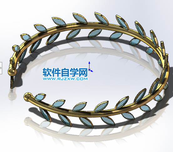 SolidWorks畫一個手鐲