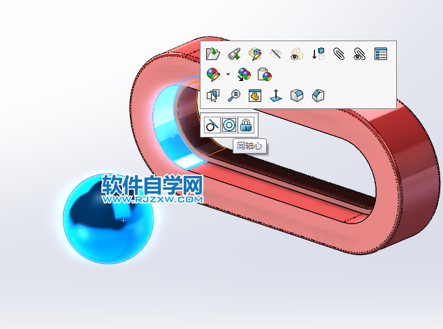 順斜坡向下翻滾的木桶用SolidWorks制作