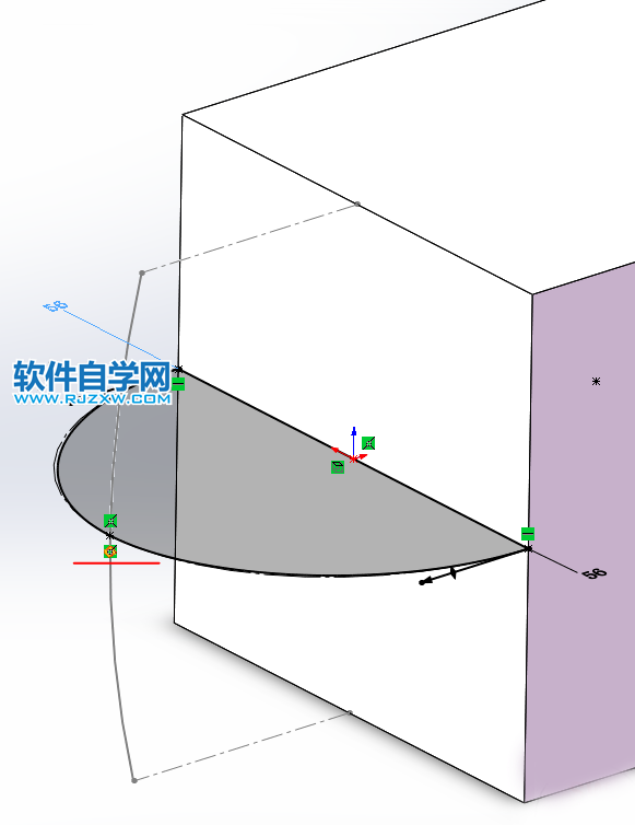 用SolidWorks的放樣和分割線及刪除面重畫管接頭