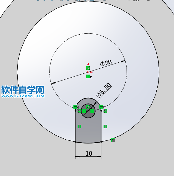 鈑金法蘭零件SolidWorks練習(xí)題畫法