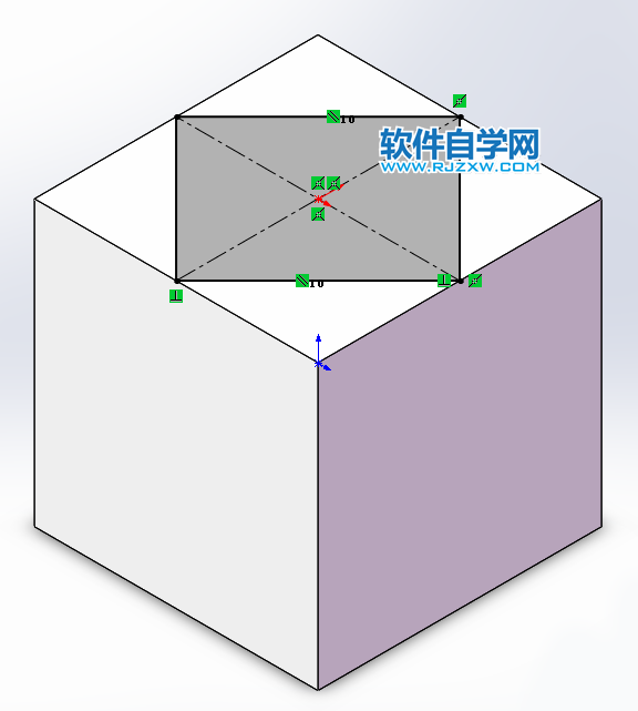 用SolidWorks畫兩個交叉幾何體的兩種方法