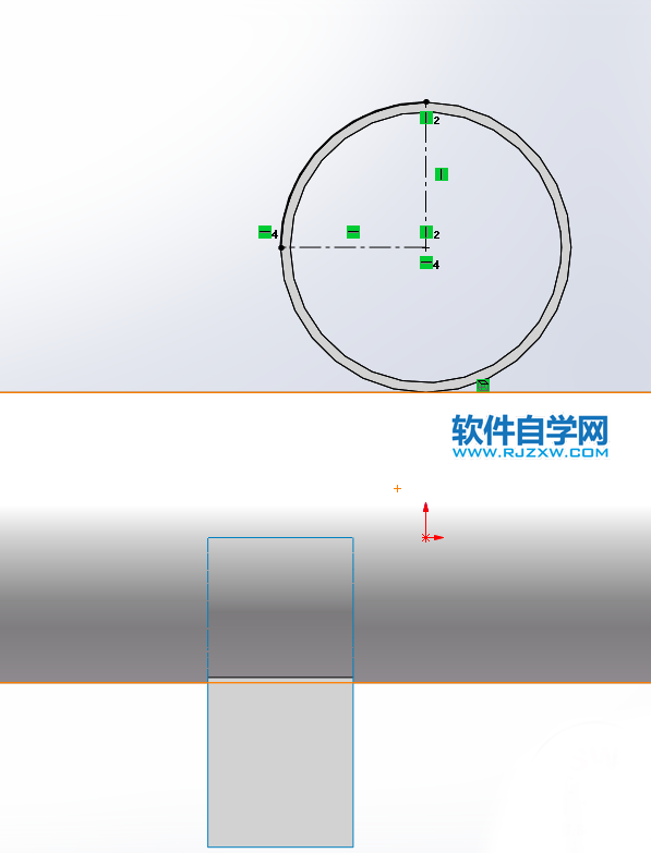 SolidWorks畫兩根管用螺栓和螺母
