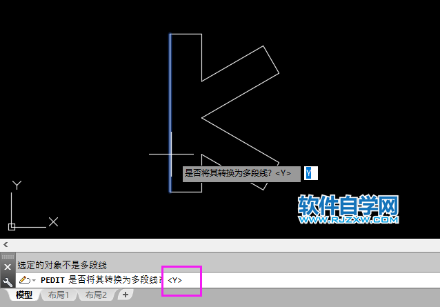 cad怎么生成多段線