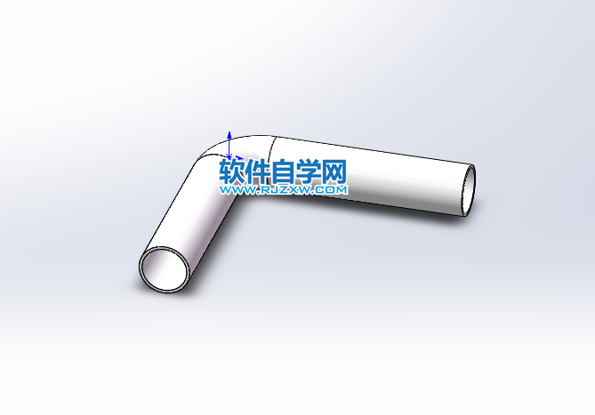 solidworks怎么畫空心彎管