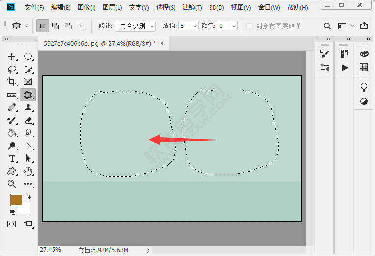 ps的修補(bǔ)工具怎么使用