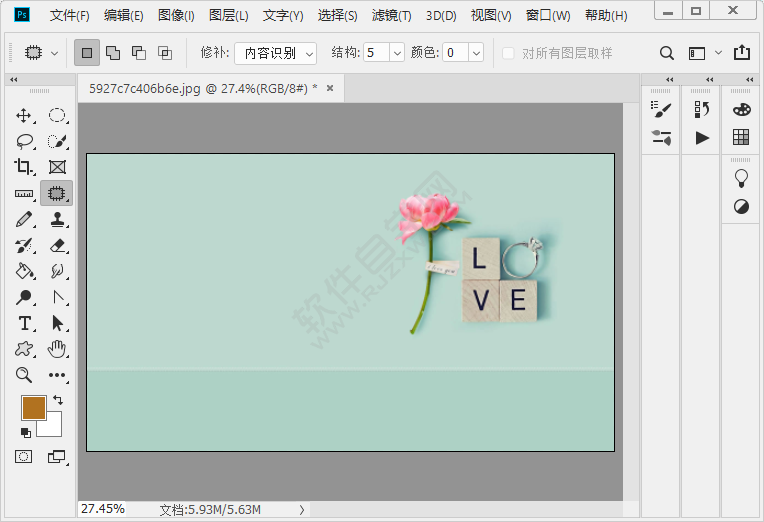 ps中的修補工具在哪里